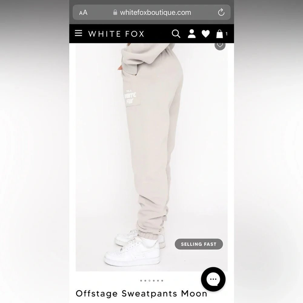 NWT White Fox Boutique Offstage Sweatpants Moon VOL.3 in size Small - Picture 9 of 11